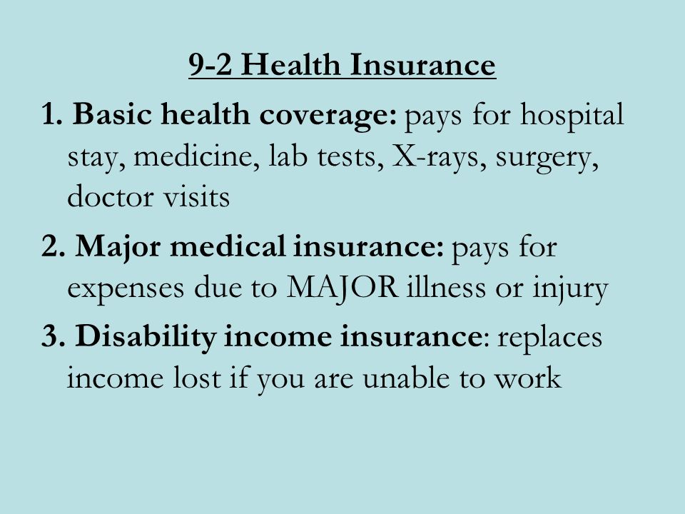 9-2 Health Insurance 1.