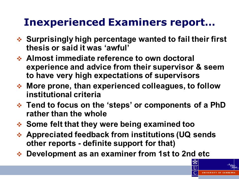 examiner report on phd thesis examiner report on phd thesis