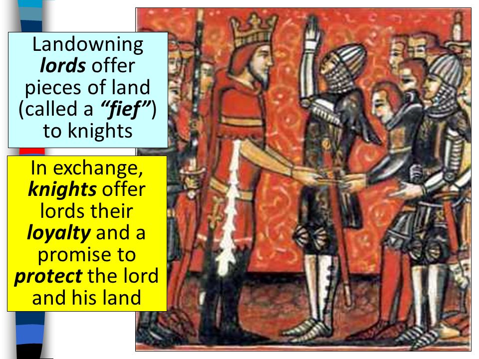 The way that people got protection from outside invaders was by turning to local lords and noblemen instead of the nation’s king Feudalism is based on land ownership and loyalty This began a new political and social system called feudalism