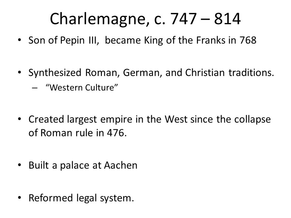 Charlemagne, c.