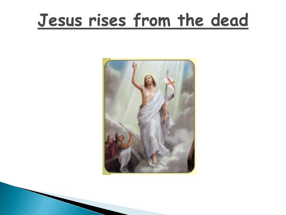 Jesus rises from the dead