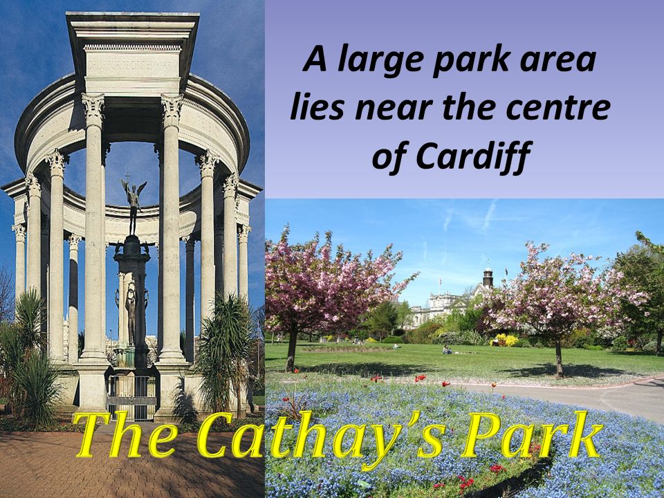 A large park area lies near the centre of Cardiff
