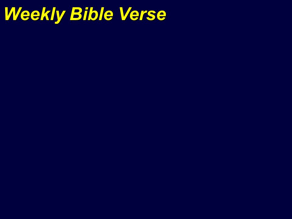 Weekly Bible Verse