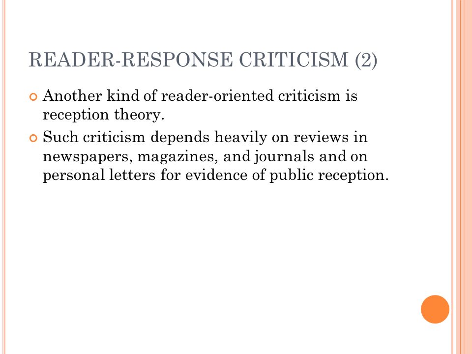 essay reader response essay reader response