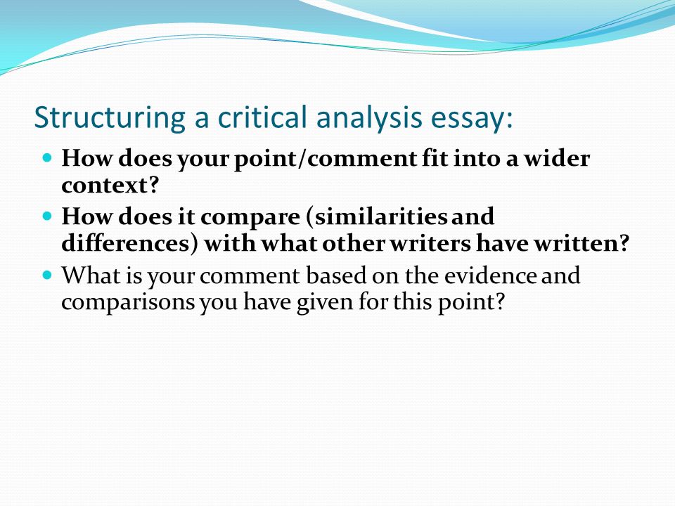 Scope of essay definition