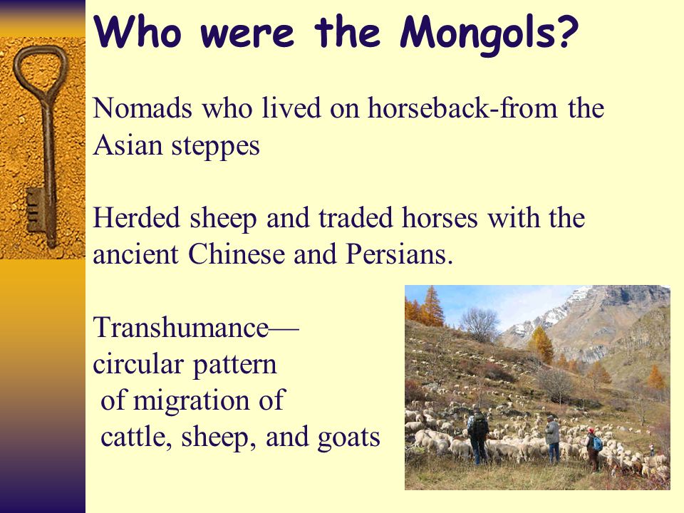 Who were the Mongols.