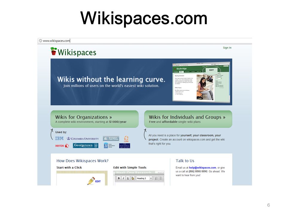Wikispaces.com 6