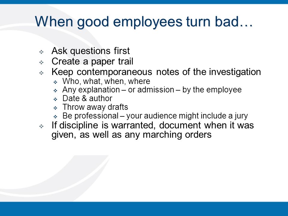 how to be a good employee