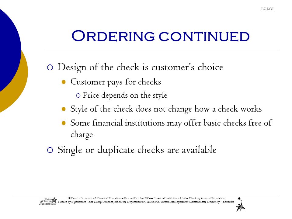 checking account simulation understanding checking accounts ppt how a check works