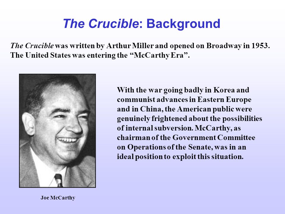 The Crucible Persuasive Essay