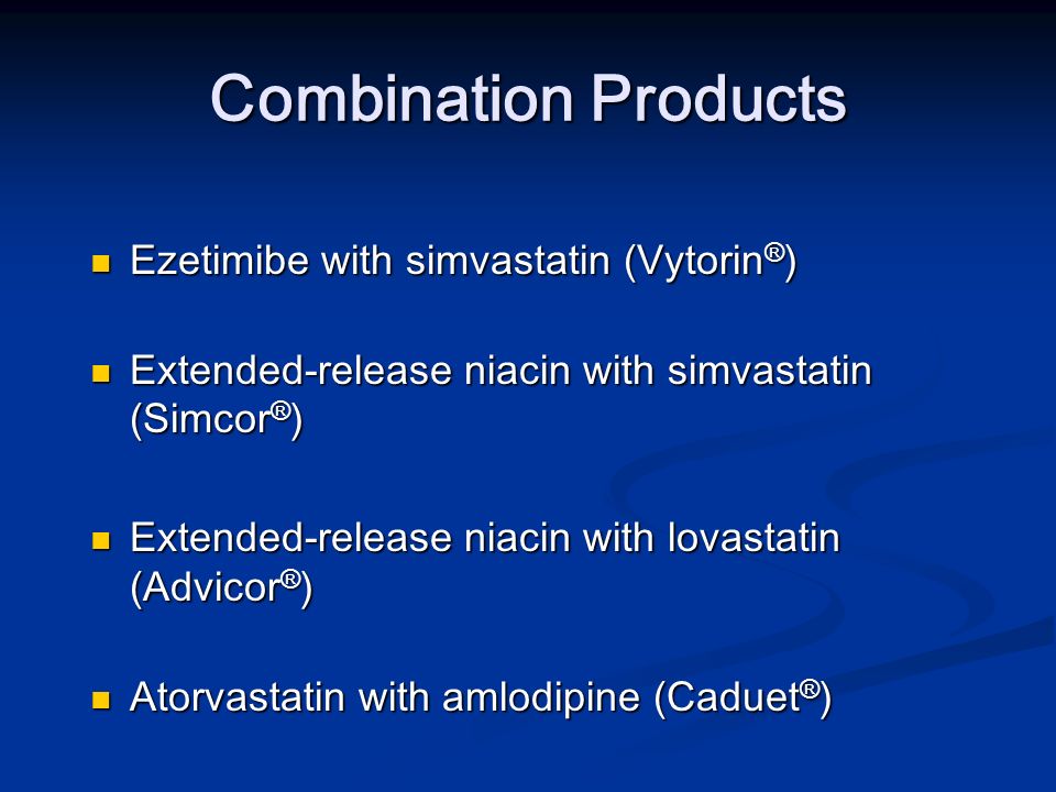 Vytorin precautions