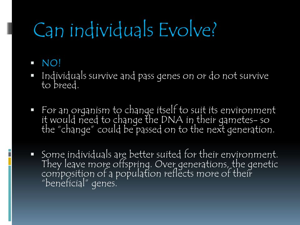 What is evolution.