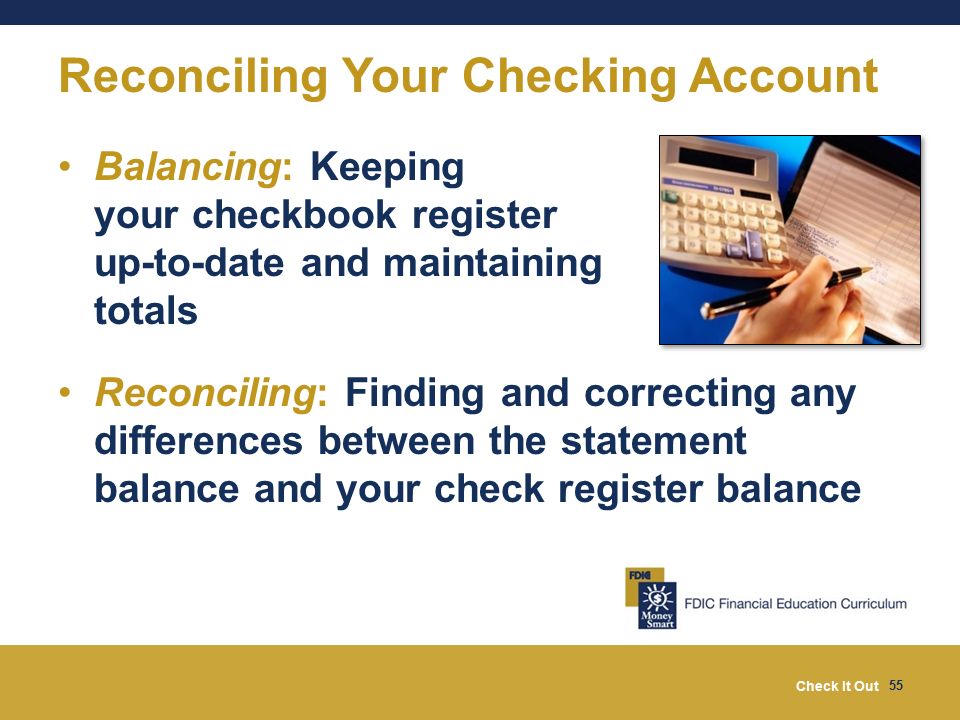 checking and balancing