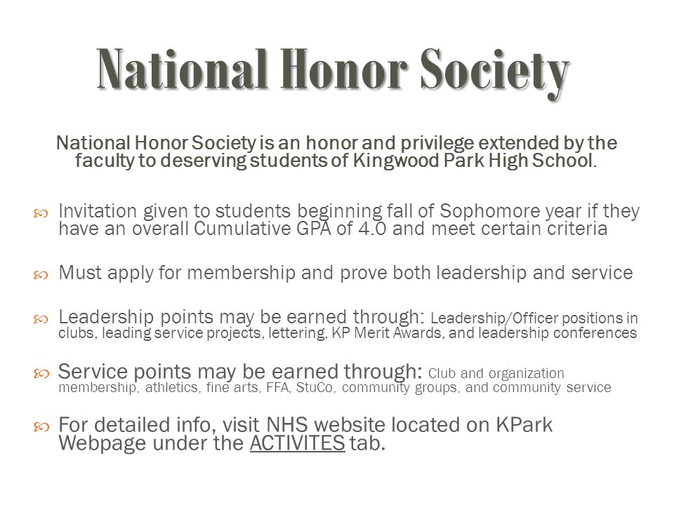 national honor society high school essay