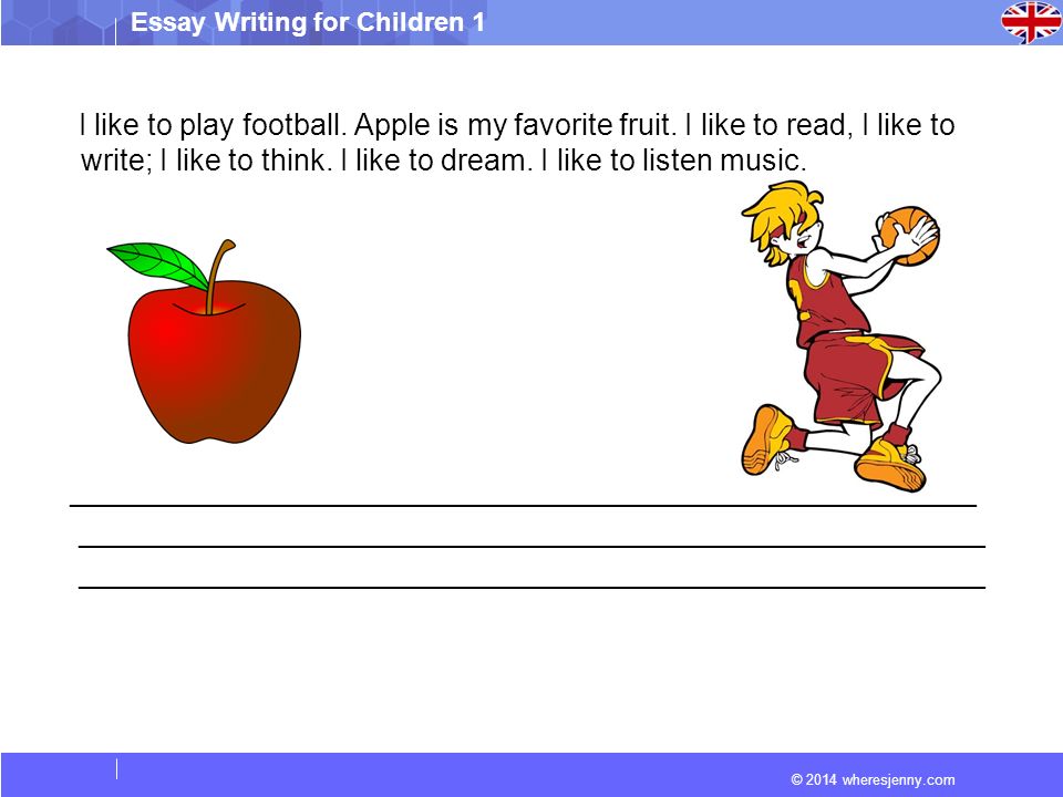 essay writing on football