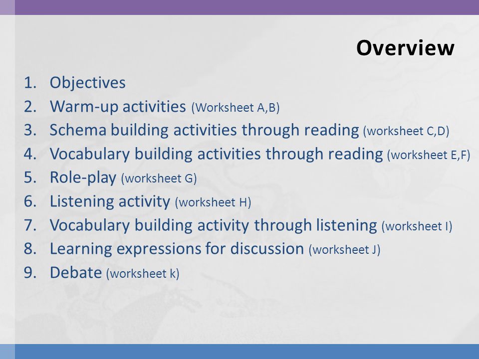 vocabulary building worksheet
