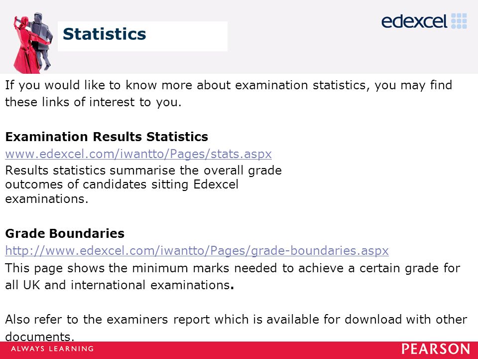 Statistics coursework grade boundaries