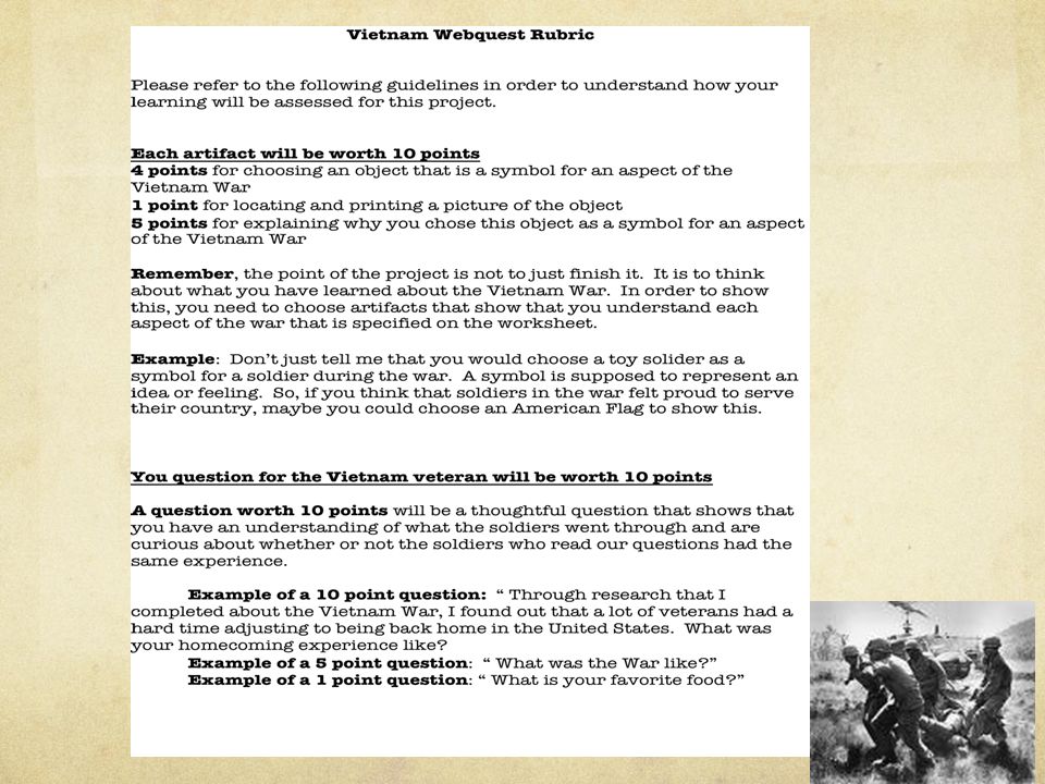 Research Paper Webquest