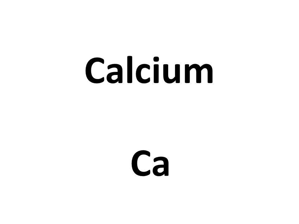 Calcium Ca