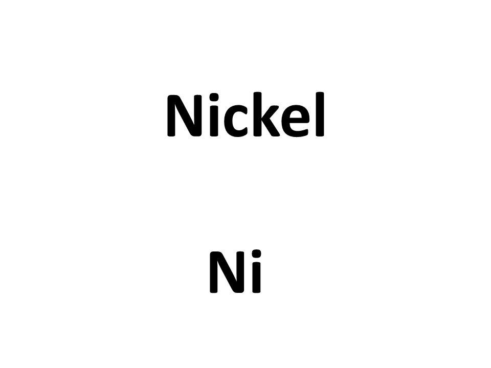 Nickel Ni