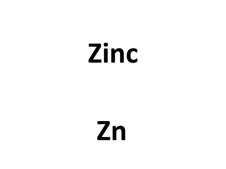 Zinc Zn