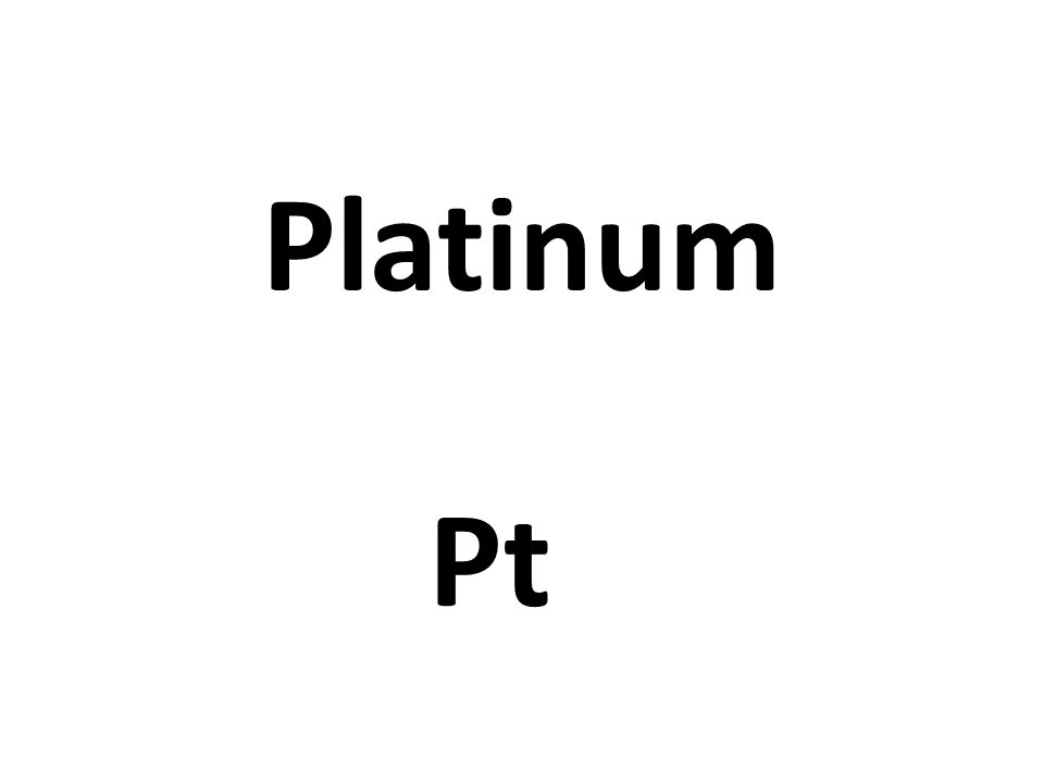 Platinum Pt