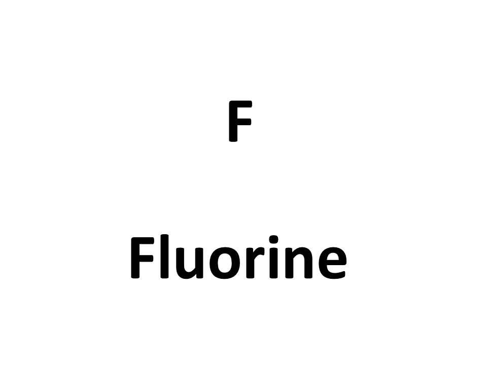 F Fluorine
