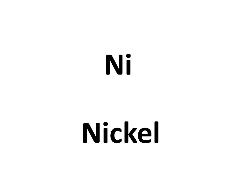 Ni Nickel