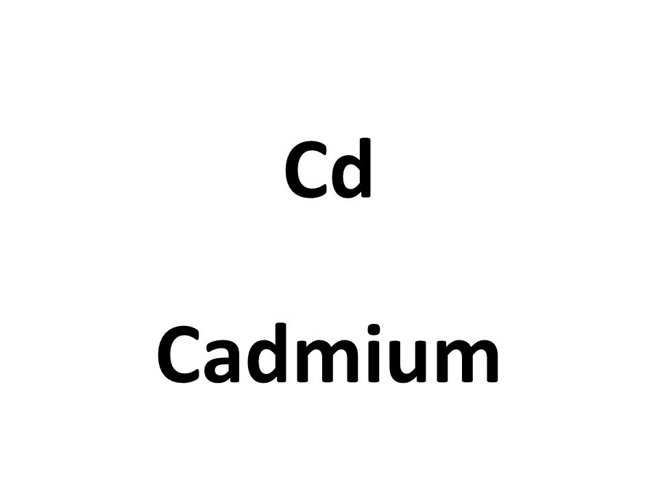 Cd Cadmium