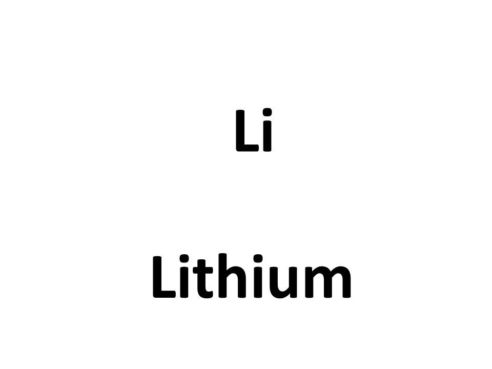 Li Lithium