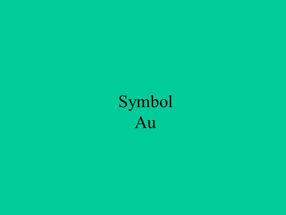 Symbol Au