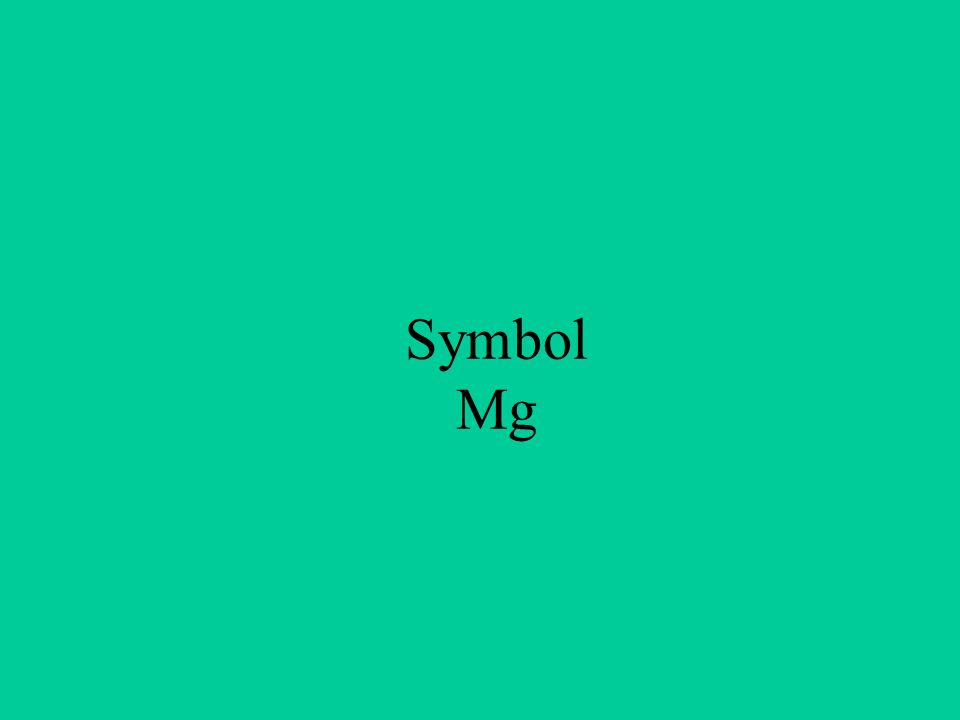 Symbol Mg