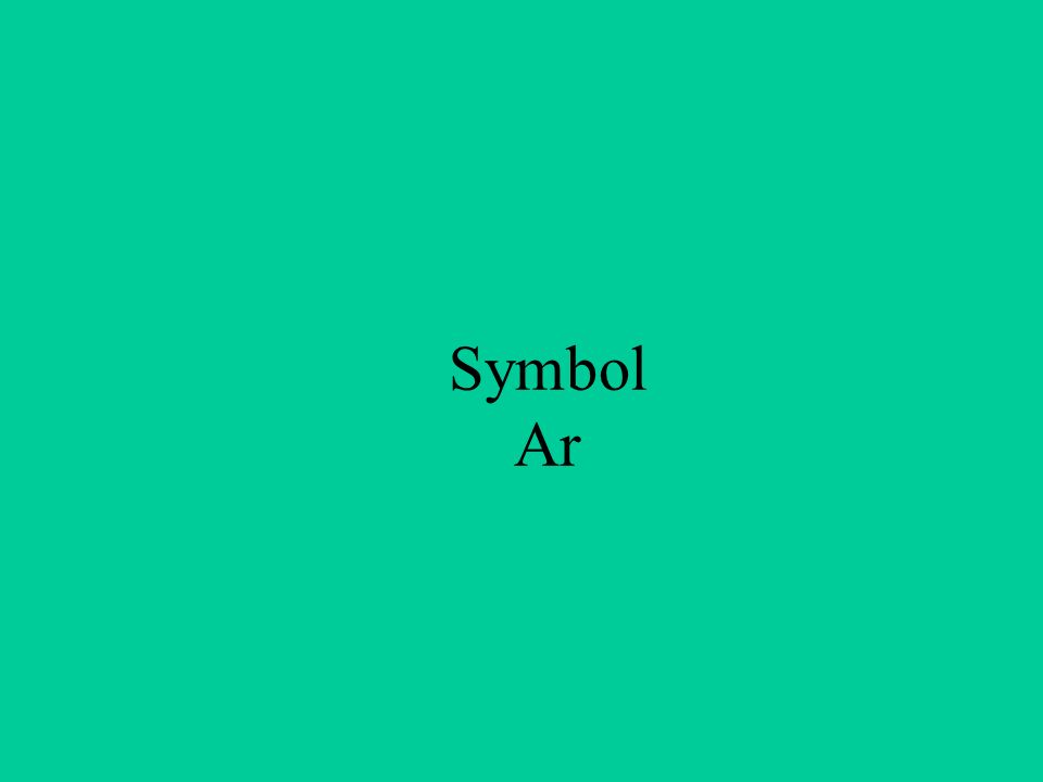 Symbol Ar