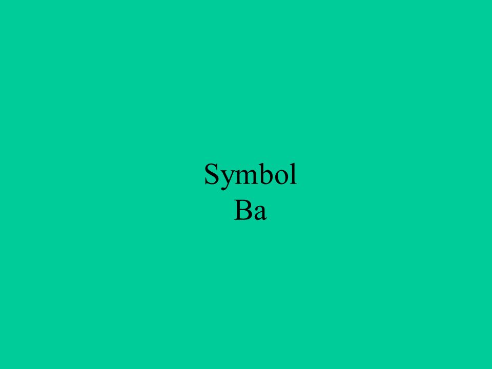 Symbol Ba