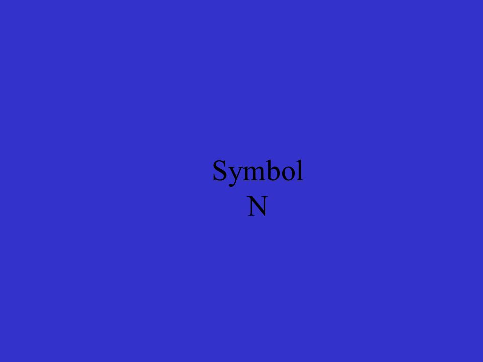 Symbol N