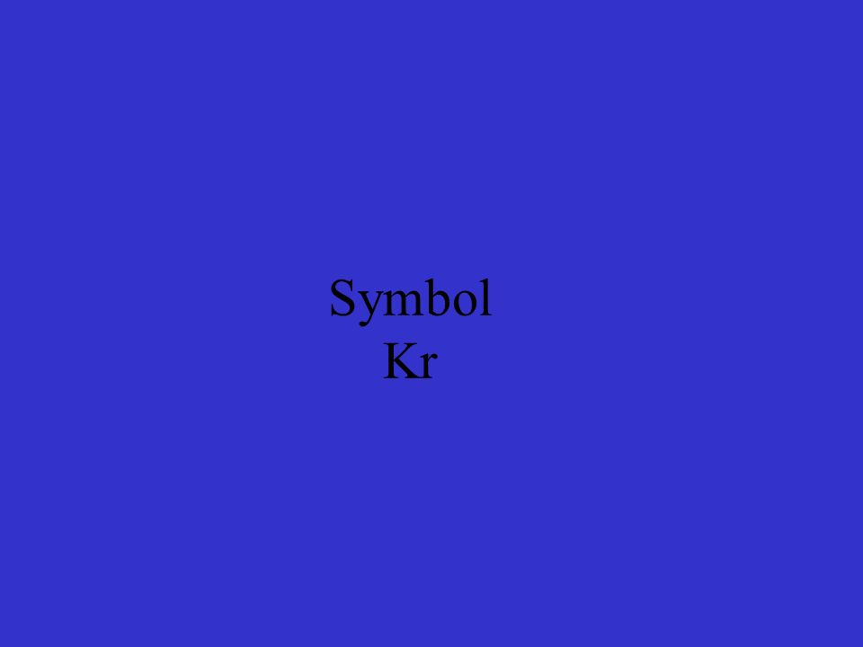 Symbol Kr