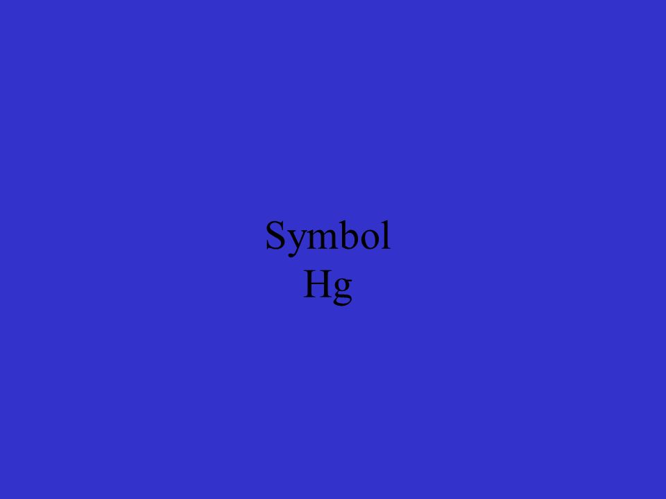 Symbol Hg