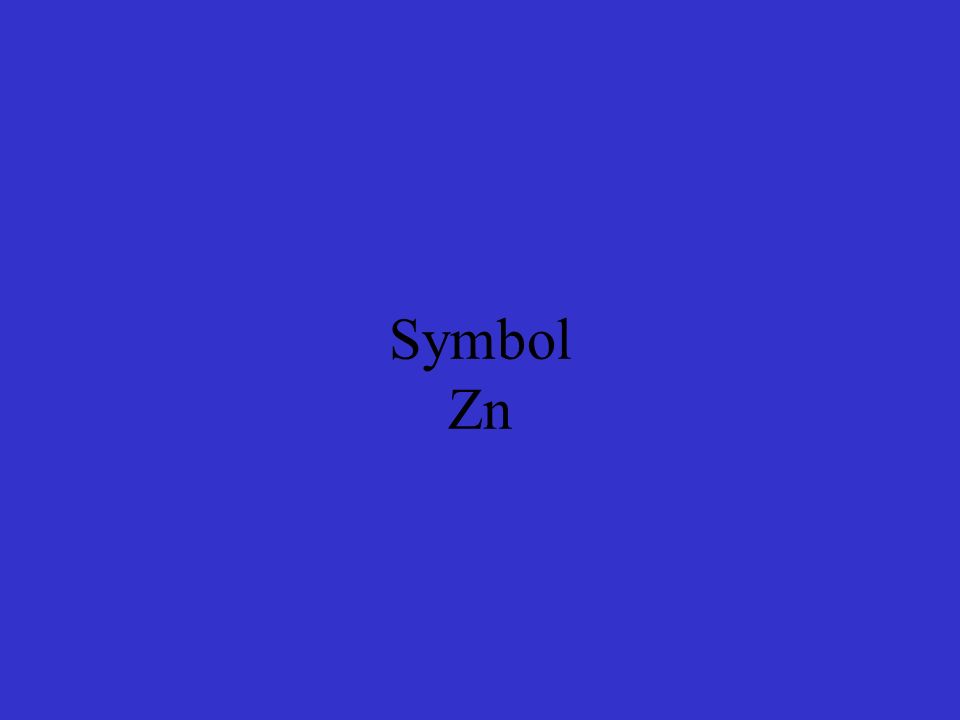 Symbol Zn