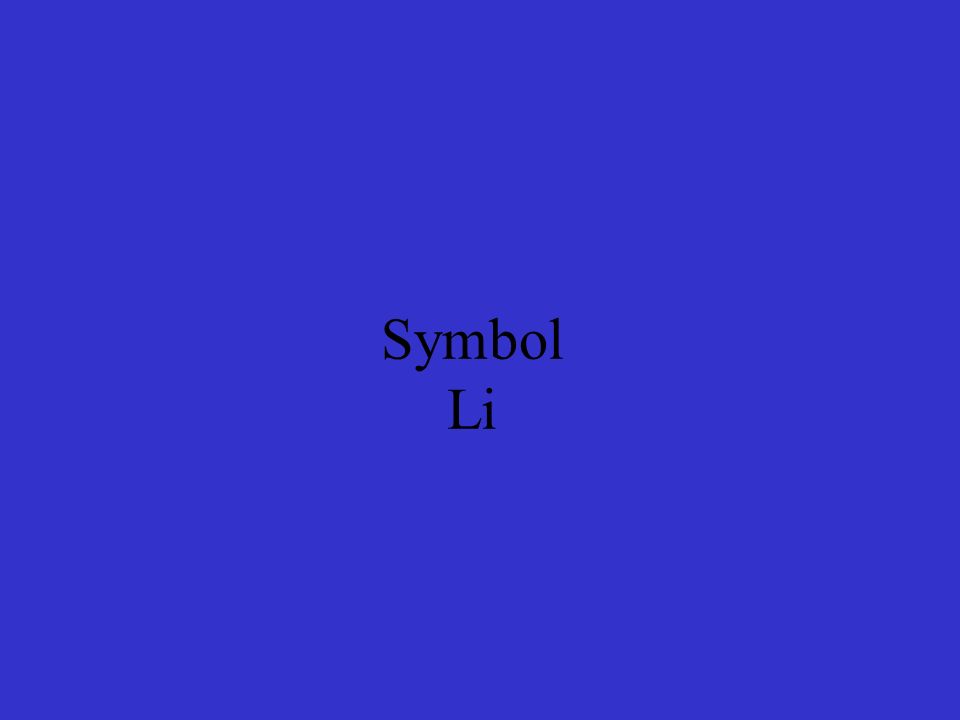 Symbol Li