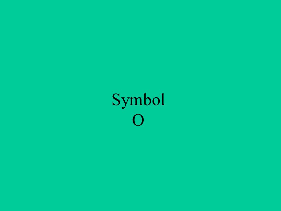 Symbol O