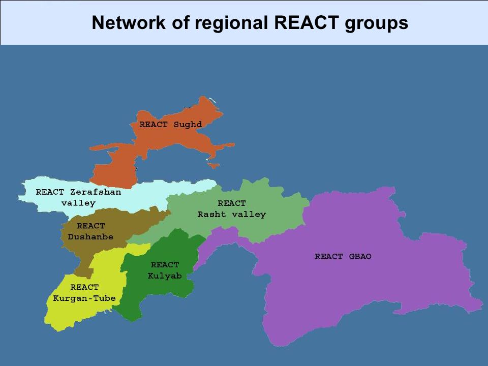 Network of regional REACT groups