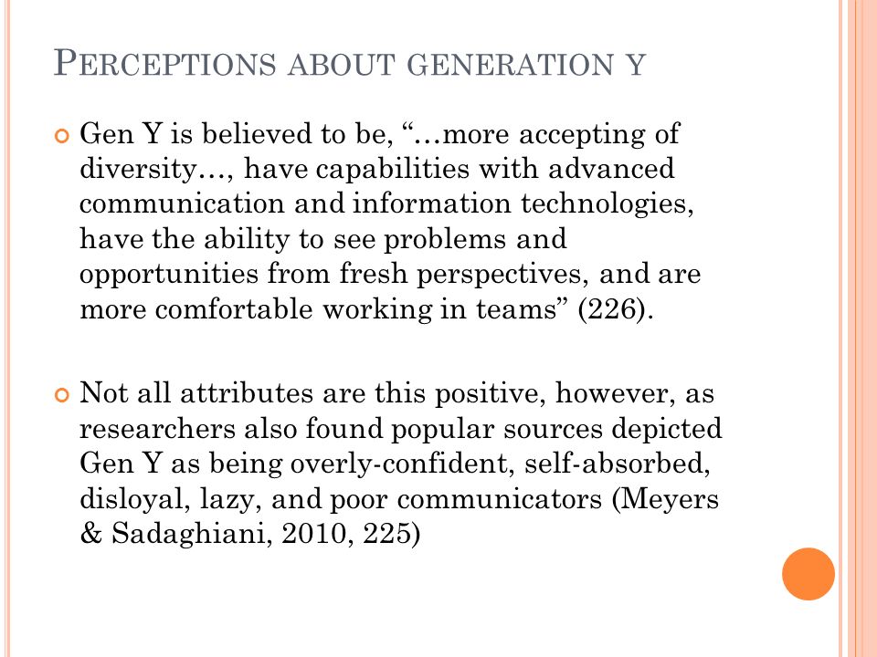 problems with generation y