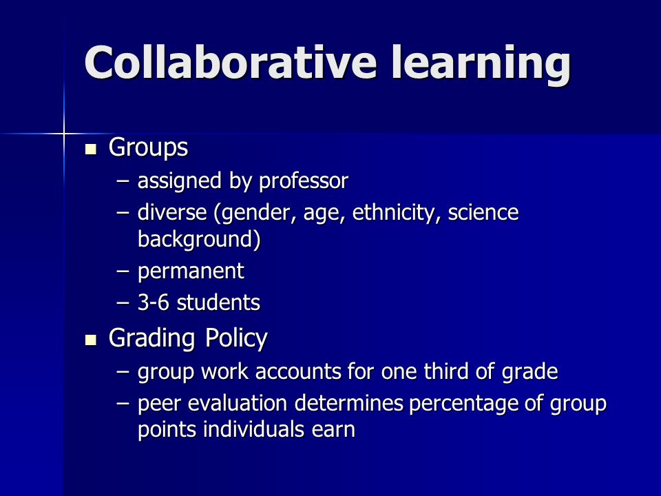 learning group policy