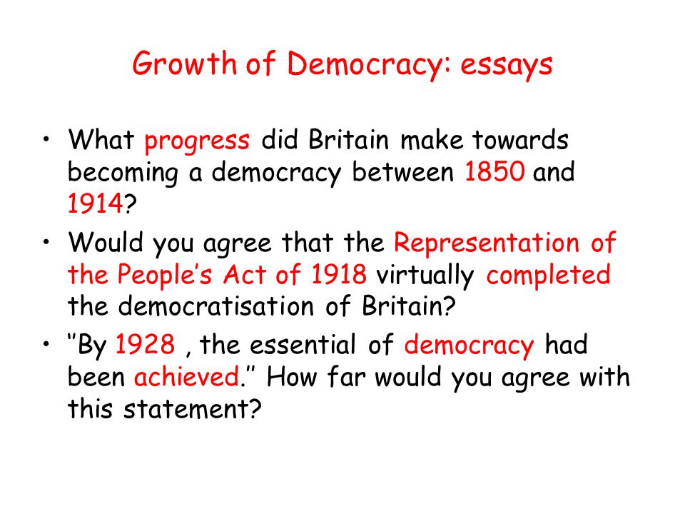 how democratic britian was by the 1928 essay how democratic britian was by the 1928 essay