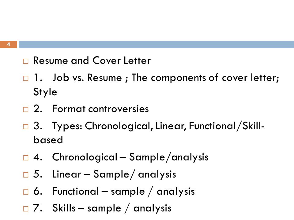 3 types of cover letters
