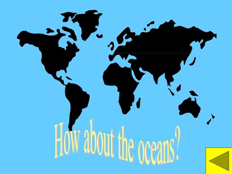 Oceans are the largest areas of water on the earth. There are five oceans.