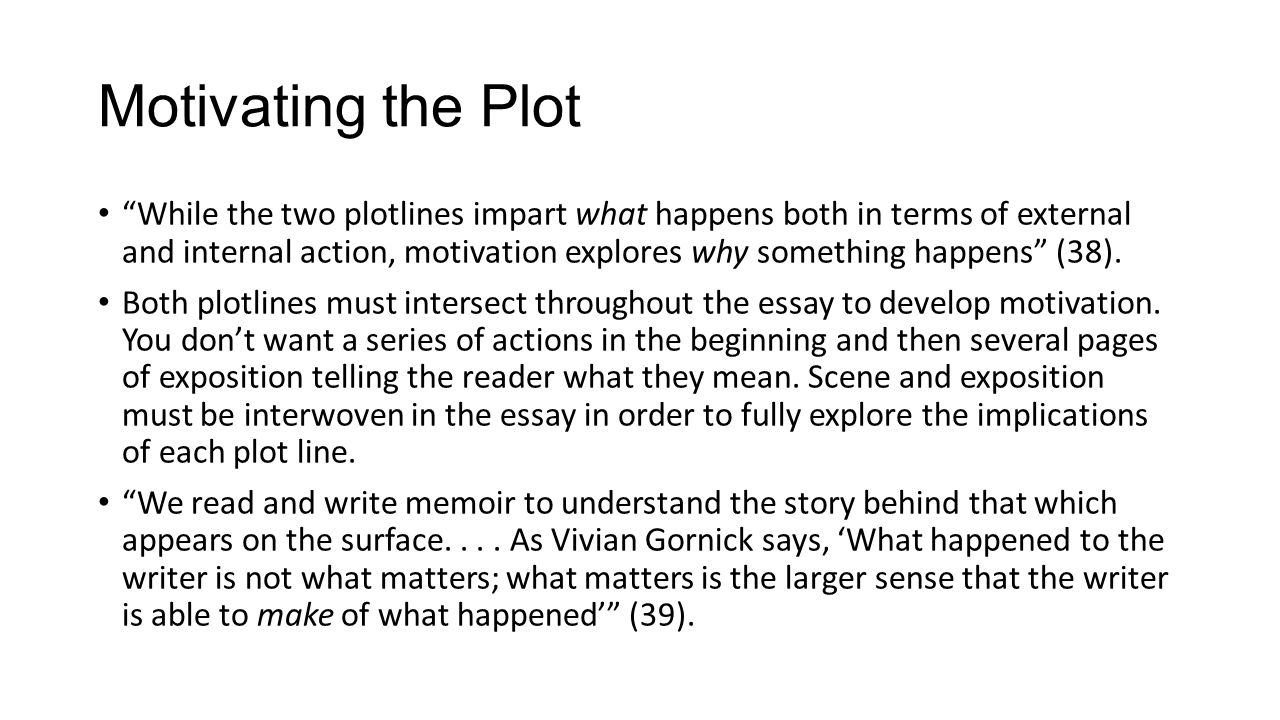 motivation essay examples