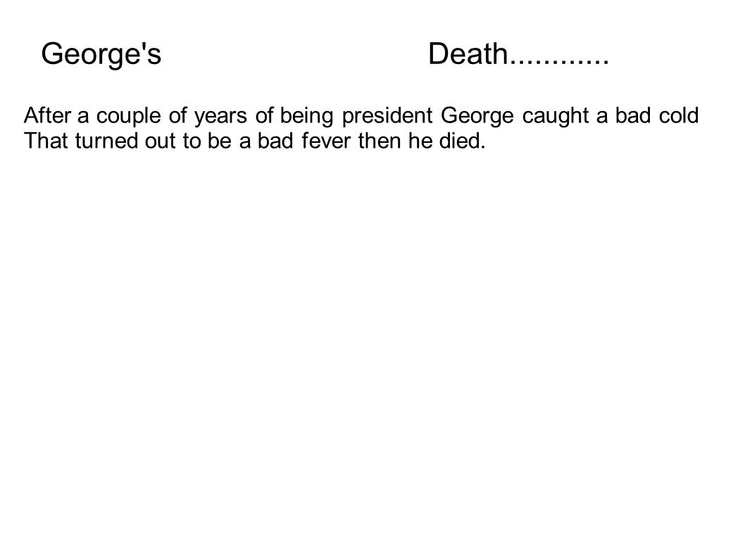 George s Death