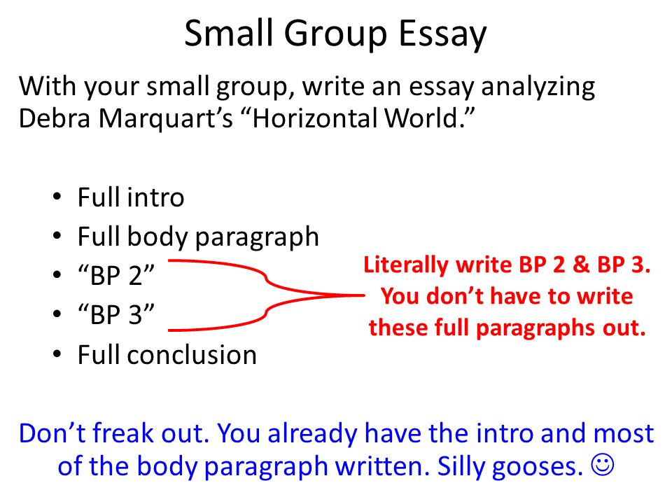 Write a good literary analysis
