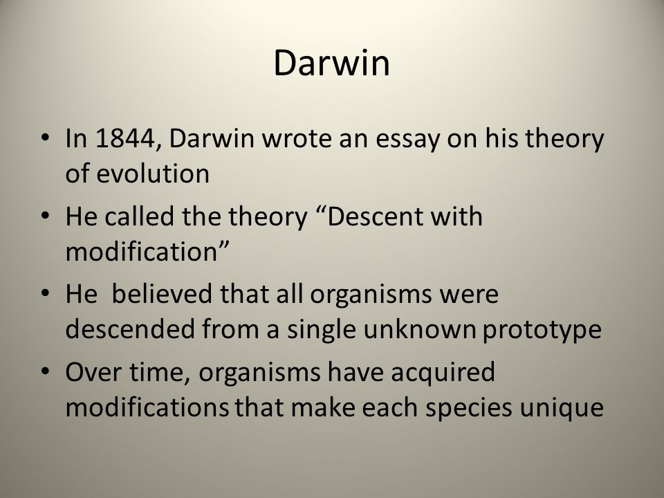 an essay on the controversial topic of evolution an essay on the controversial topic of evolution